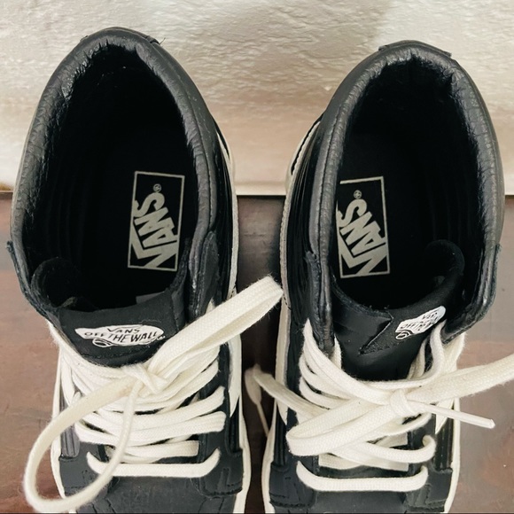 Vans The Moto Leather Sk8-Hi Reissue - Picture 12 of 12